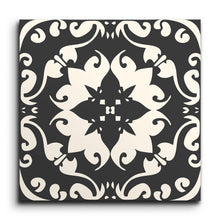 Encaustic Elegance Floral Swirl Tile (Sample.250601.vxpnp)