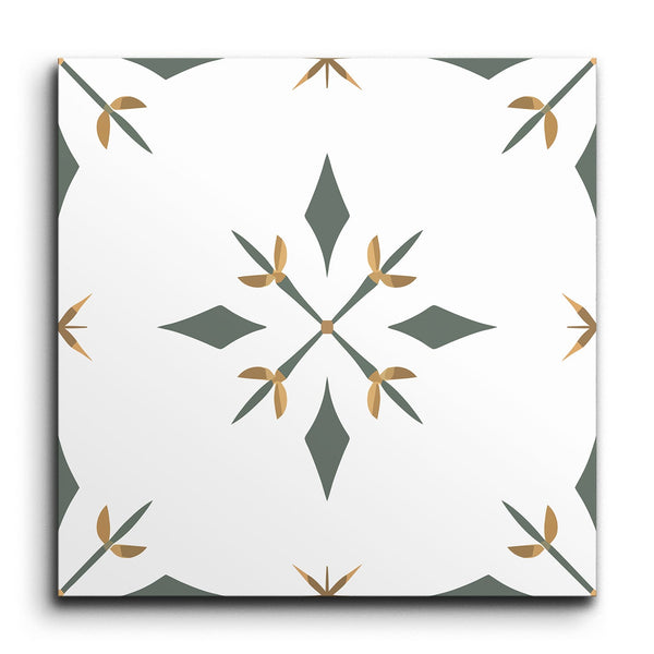 EmeraldLeaf Encaustic Harmony Tile (Sample.250622.jqogp)