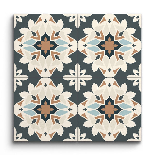 Starflower Encaustic Charm có thể được dịch sang tiếng Việt là &quot;Bùa Sáp Ong Hoa Sao&quot;. (Sample.250627.kajny)