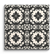 Encaustic Elegance Floral Swirl Tile (Sample.250601.vxpnp)